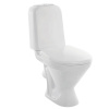 Унитаз компакт керамика косой выпуск (640х350х805) 2-х режимная арматура, сидение ТП Микролифт, 0801 фото  в интернет-магазине Санкомп
