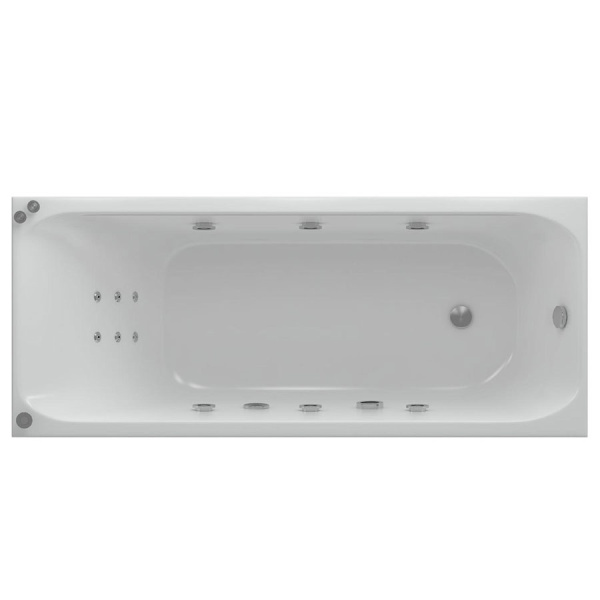 Ванна акриловая  прямоугольная в комплектации 1400х700х660 мм, 21831 фото  в интернет-магазине Санкомп