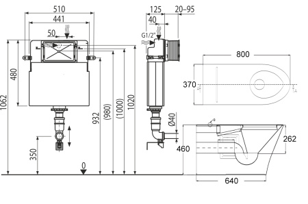 Унитаз для инвалидов МГН напольный АНТИВАНДАЛЬНЫЙ с инсталляцией С ПЕДАЛЬНЫМ ПУСКОМ НАПОЛЬНЫМ фото  в интернет-магазине Санкомп