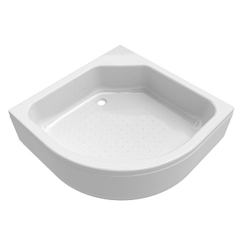 Поддон акриловый угловой 900х900х310(200) мм, Ø 50 мм с каркасом и экраном 20897 фото  в интернет-магазине Санкомп