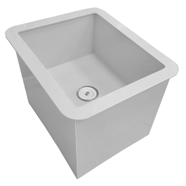 Лапомойка напольная 600х600х550 мм с бортом (По размерам заказчика), 26977 фото  в интернет-магазине Санкомп