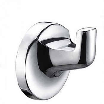 Крючок для ванной одинарный латунный хром 20337 фото  в интернет-магазине Санкомп