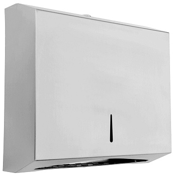 Диспенсер для листовых полотенец из нержавеющей стали Матовый, 23881 фото  в интернет-магазине Санкомп