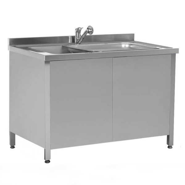 Мойка для эндоскопов 1 секция, емкость с крышкой, смеситель, 1200х700х850 мм, 25332 фото  в интернет-магазине Санкомп