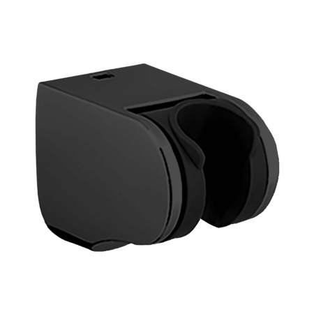 Смеситель для ванны настенный, излив короткий с ручным душем, черный матовый, 22320 фото  в интернет-магазине Санкомп