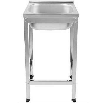 Умывальник медицинский из нержавеющей стали AISI 304 на каркасе AISI 304, 470х410х870 мм, 24776 фото  в интернет-магазине Санкомп