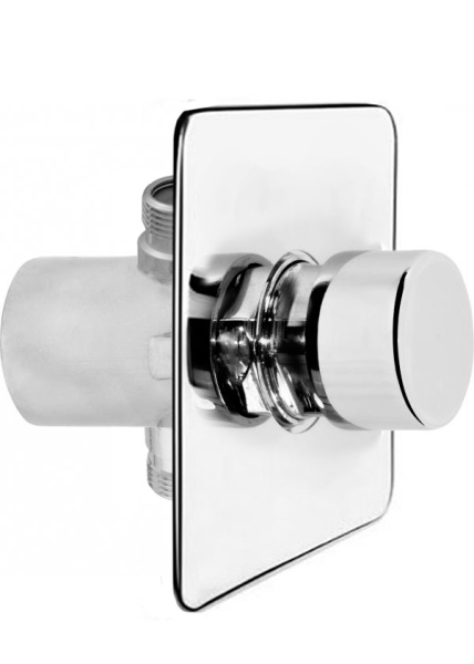 Кран для писсуара скрытый механический (Кнопка) 7 секунд, 25811 фото  в интернет-магазине Санкомп