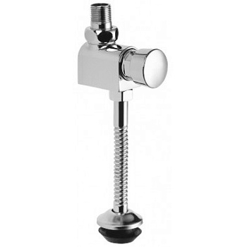 Кран для писсуара наружного монтажа, кн вход ВЕРТИКАЛЬНЫЙ сверху Ду 15 наружная резьба (85х32х216) фото  в интернет-магазине Санкомп