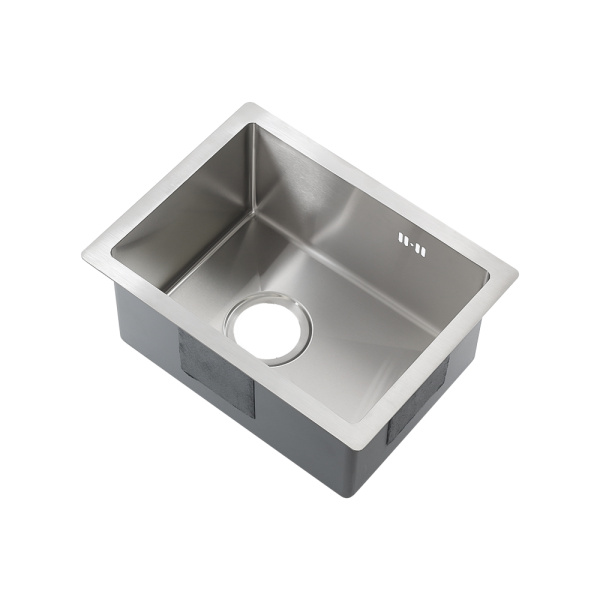 Мойка врезная нержавейка 330х400x200 мм Б/О МАТОВАЯ с сифоном, 20865 фото  в интернет-магазине Санкомп