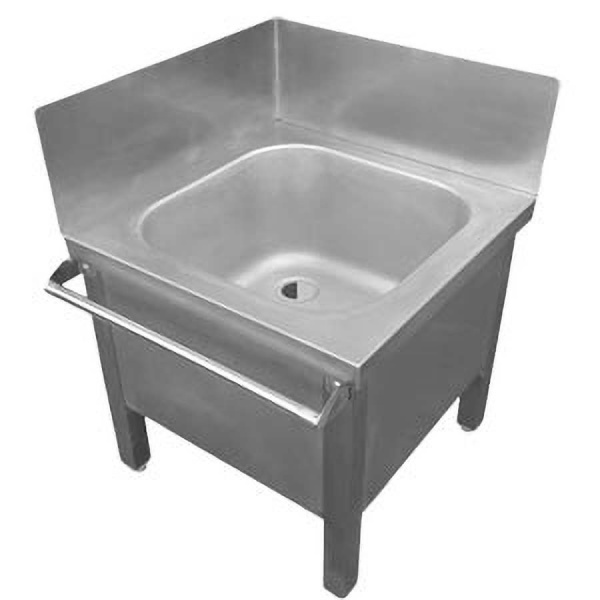 Слив технический напольный цельнотянутый 700х700х700 УГЛОВОЙ с экраном, 21981  фото  в интернет-магазине Санкомп
