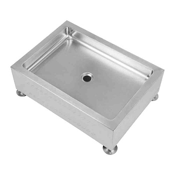 Поддон прямоугольный из нержавеющей стали 500х700х250 мм, 15505 фото  в интернет-магазине Санкомп