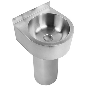 Умывальник на пьедестале ДЕТСКИЙ С/О, Б/П 36 см ПОЛУКРУГЛЫЙ (360х360х500) для детей от 4 до 7 лет фото  в интернет-магазине Санкомп