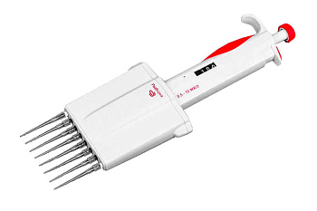 Дозатор 0,5-10 мкл, 8-канальный, механический, 22660 фото  в интернет-магазине Санкомп