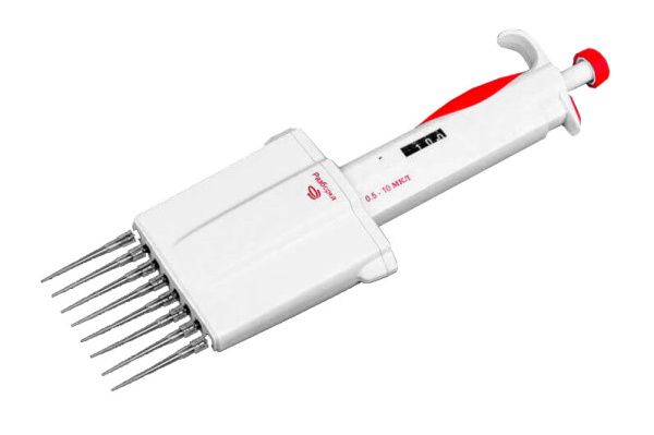 Дозатор 0,5-10 мкл, 8-канальный, механический, 22660 фото  в интернет-магазине Санкомп