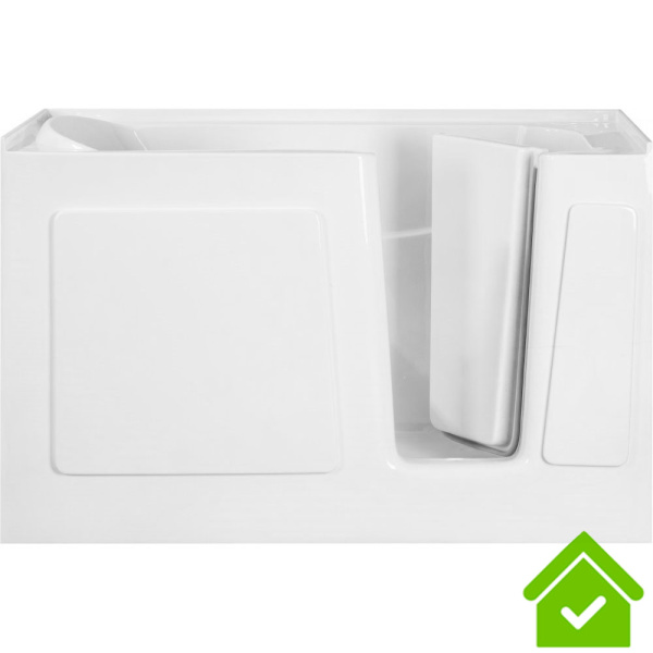 Ванна для инвалидов и пожилых с дверцей с сиденьем 1350х750х990 мм ПРАВАЯ, 22026 фото  в интернет-магазине Санкомп