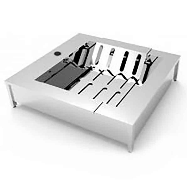 Ванна ножная низкая с решеткой 600х600х200 мм, 19040 фото  в интернет-магазине Санкомп