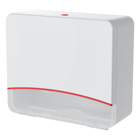 Диспенсер для листовых полотенец тип сложения Z ( вмещает 1 пачку), Белый 24301 фото  в интернет-магазине Санкомп