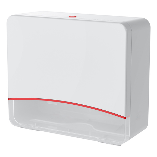 Диспенсер для листовых полотенец тип сложения Z ( вмещает 1 пачку), Белый 24301 фото  в интернет-магазине Санкомп