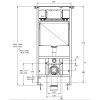 Унитаз подвесной с быстросъемным сиденьем микролифт, ЧЕРНЫЙ МАТОВЫЙ, инсталляция с кнопкой 22475   фото  в интернет-магазине Санкомп