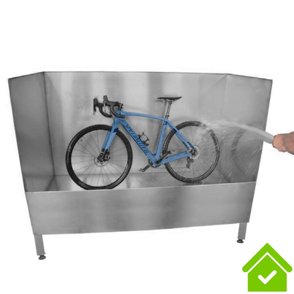 Мойка для велосипеда из нержавеющей стали 2000х900х1600 мм, 24450 фото  в интернет-магазине Санкомп