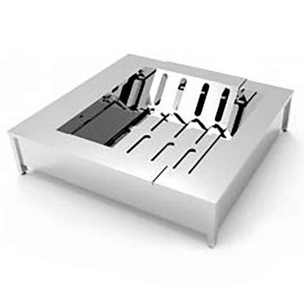 Ванна ножная низкая с решеткой 800х800х200 мм, 15861 фото  в интернет-магазине Санкомп