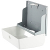 Диспенсер для листовых полотенец тип сложения полотенец-Z (вмещает 1 пачку) БЕЛЫЙ, 18579  фото  в интернет-магазине Санкомп