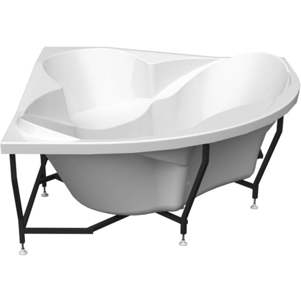 Ванна акриловая угловая гидромассажная с каркасом 1680х1680 мм, 21930  фото  в интернет-магазине Санкомп