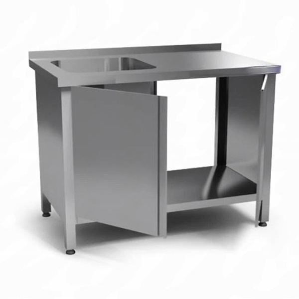 Хирургическая мойка 1х секционная из нержавейки, чаша 500х500х300 мм AISI 304, 1000х600х900мм, 27122 фото  в интернет-магазине Санкомп