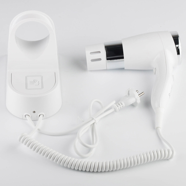 Фен пластиковый настенный для общественных мест 1600 Вт, 10750 фото  в интернет-магазине Санкомп