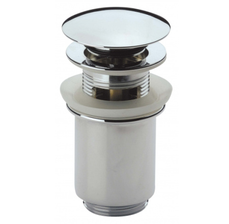 Донный клапан с переливом для хромированного сифона 1 1/4" фото  в интернет-магазине Санкомп