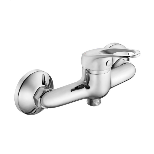 Смеситель для ванны настенный ОДНОРЫЧАЖНЫЙ, излив литой, лейка 1 режим, шланг 150 см, 22749  фото  в интернет-магазине Санкомп