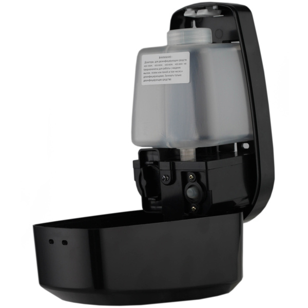 Дозатор сенсорный для АНТИСЕПТИКА пластиковый АВТОМАТ  500 мл (питание универсальное) ЧЕРНЫЙ, 18566 фото  в интернет-магазине Санкомп