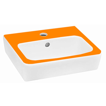 Умывальник детский прямоугольный (340х400) С РИСУНКОМ ОРАНЖЕВАЯ С БЕЛЫМ, 15514 фото  в интернет-магазине Санкомп