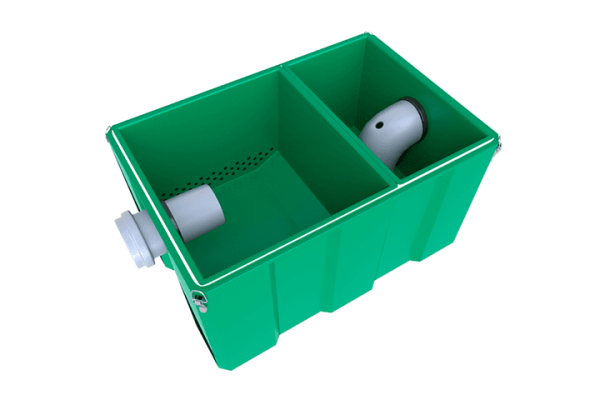 Жироуловитель 1,0 м3/ч, 80 литров, Ду 110 мм, 730х490х430 мм Профессионал 26486 фото в интернет-магазине Санкомп