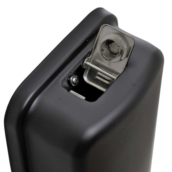 Дозатор для жидкого мыла настенный из нержавеющей стали 1000 мл вертикальный Черный, 25363  фото  в интернет-магазине Санкомп