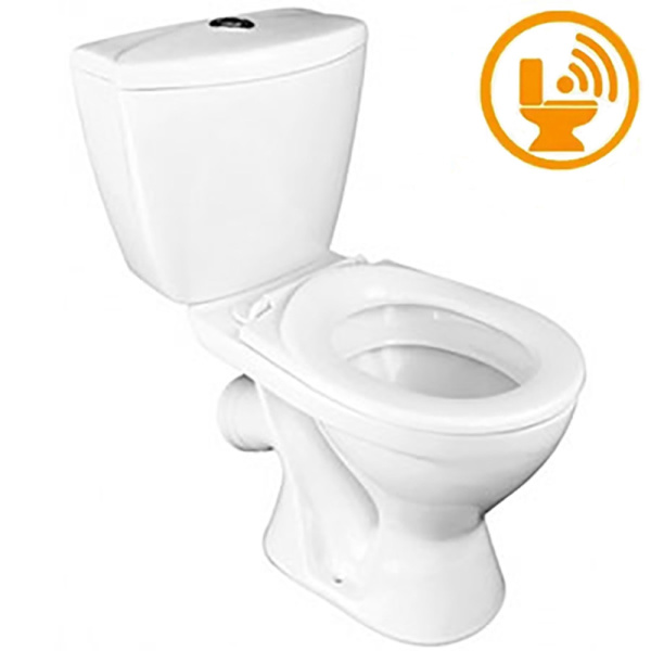 Унитаз-компакт детский СЕНСОРНЫЙ с косым выпуском (580х300х670(340)), 16444 фото  в интернет-магазине Санкомп