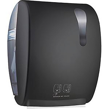 Диспенсер сенсорный для листовых полотенец, ABS пластик, Черный, 24297  фото  в интернет-магазине Санкомп