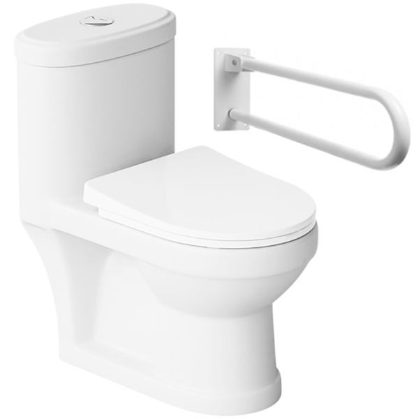 Унитаз-компакт детский для инвалидов с горизонтальным выпуском (540х280х530 мм ), 26884 фото  в интернет-магазине Санкомп