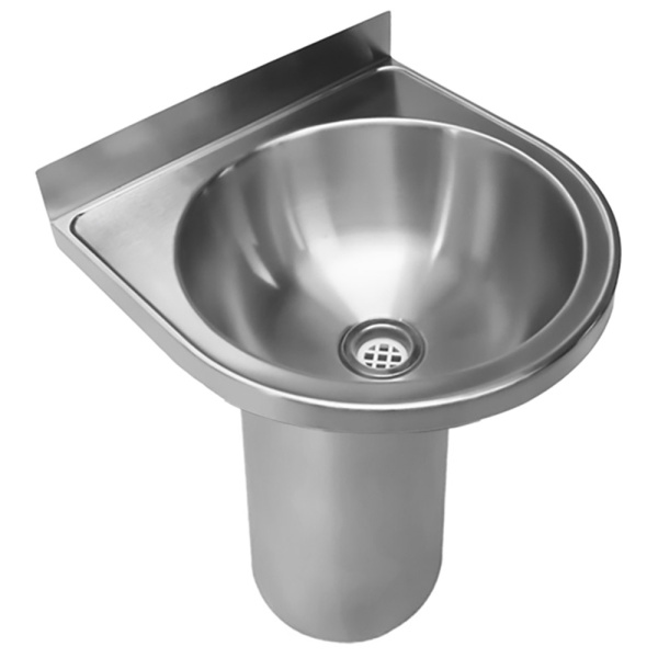 Умывальник на пьедестале ДЕТСКИЙ С/О, Б/П 36 см ПОЛУКРУГЛЫЙ (360х360х400) для детей до 4 лет фото  в интернет-магазине Санкомп