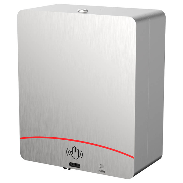 Диспенсер для туалетной бумаги из нержавеющей стали для рулонов до 210 мм, Матовый, 27083 фото  в интернет-магазине Санкомп