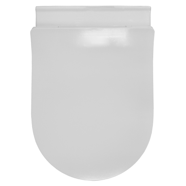 Унитаз подвесной БЕЗОБОДКОВЫЙ (530х355х360) С УЛЬТРАТОНКИМ СИДЕНЬЕМ МИКРОЛИФТ 22578  фото  в интернет-магазине Санкомп