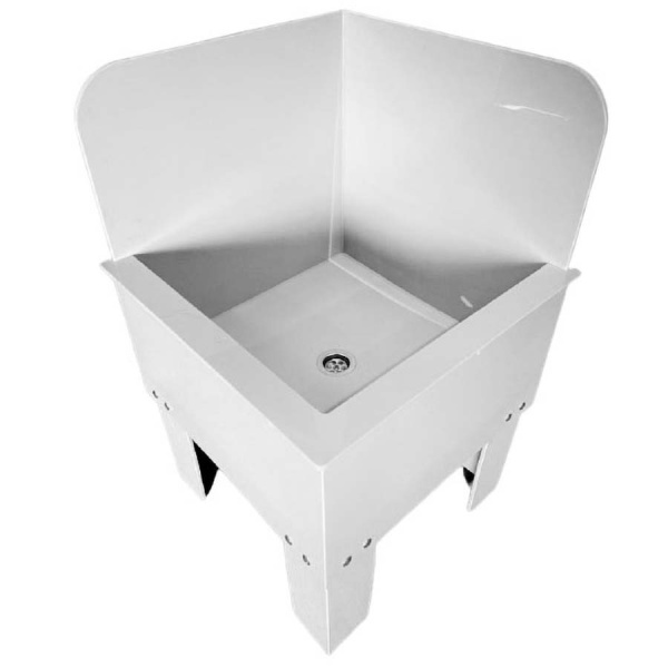 Слив технический напольный 500х500х700 УГЛОВОЙ с экраном,  20266 фото  в интернет-магазине Санкомп