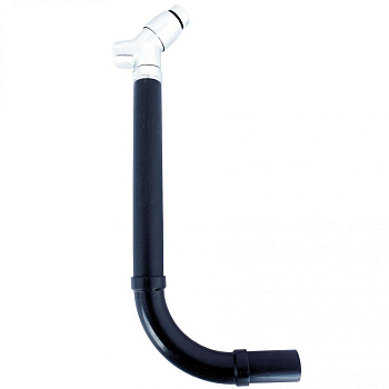 Кран смывной наружный с трубками ПВХ, вход Ду 20 с внутренней резьбой, выход ø40 фото в интернет-магазине СанКомп www.sancomp.ru