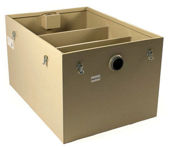 Жироуловитель 1,0 м3/ч, 90 литров, 720х520х420 мм Стандарт,  24935 фото в интернет-магазине Санкомп