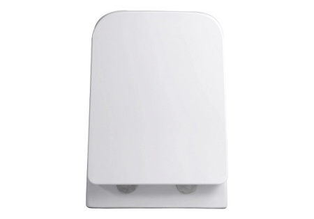 Унитаз подвесной БЕЗОБОДКОВЫЙ БЕЛЫЙ (515х370х315) С СИДЕНЬЕМ МИКРОЛИФТ, 24756 фото  в интернет-магазине Санкомп