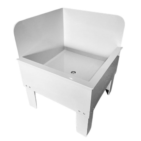 Слив технический напольный 630х630х600 мм УГЛОВОЙ с экраном, 20702  фото  в интернет-магазине Санкомп