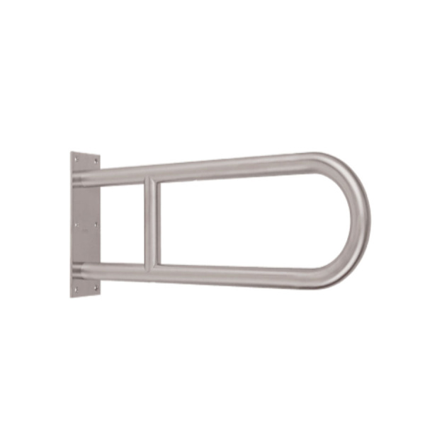 Поручень настенный из нержавеющей стали 600x100x260 мм, 26474 фото  в интернет-магазине Санкомп