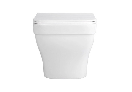 Унитаз подвесной БЕЗОБОДКОВЫЙ БЕЛЫЙ (515х370х315) С СИДЕНЬЕМ МИКРОЛИФТ, 24756 фото  в интернет-магазине Санкомп