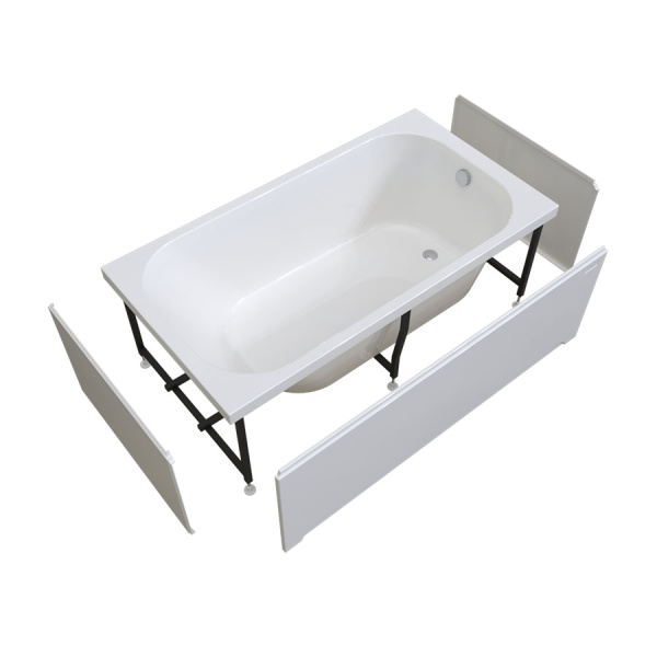 Ванна акриловая прямоугольная в полной комплектации 1800х800х640 мм, 23873 фото  в интернет-магазине Санкомп