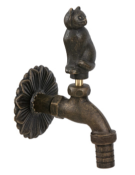 Кран поливочный Ду 15 бронза 20743 фото  в интернет-магазине Санкомп